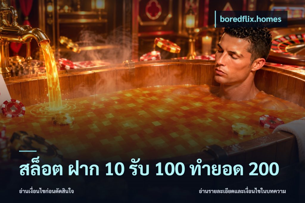 สล็อต ฝาก 10 รับ 100 ทำยอด 200