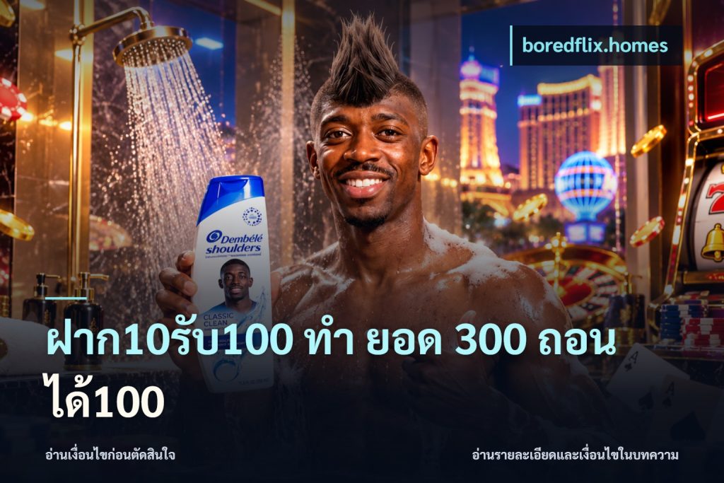 ฝาก10รับ100 ทํา ยอด 300 ถอนได้100