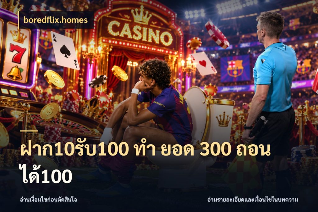 ฝาก10รับ100 ทํา ยอด 300 ถอนได้100 boredflix.homes เปิดมุมโปรให้เข้ากับเกมแนวโปรด
